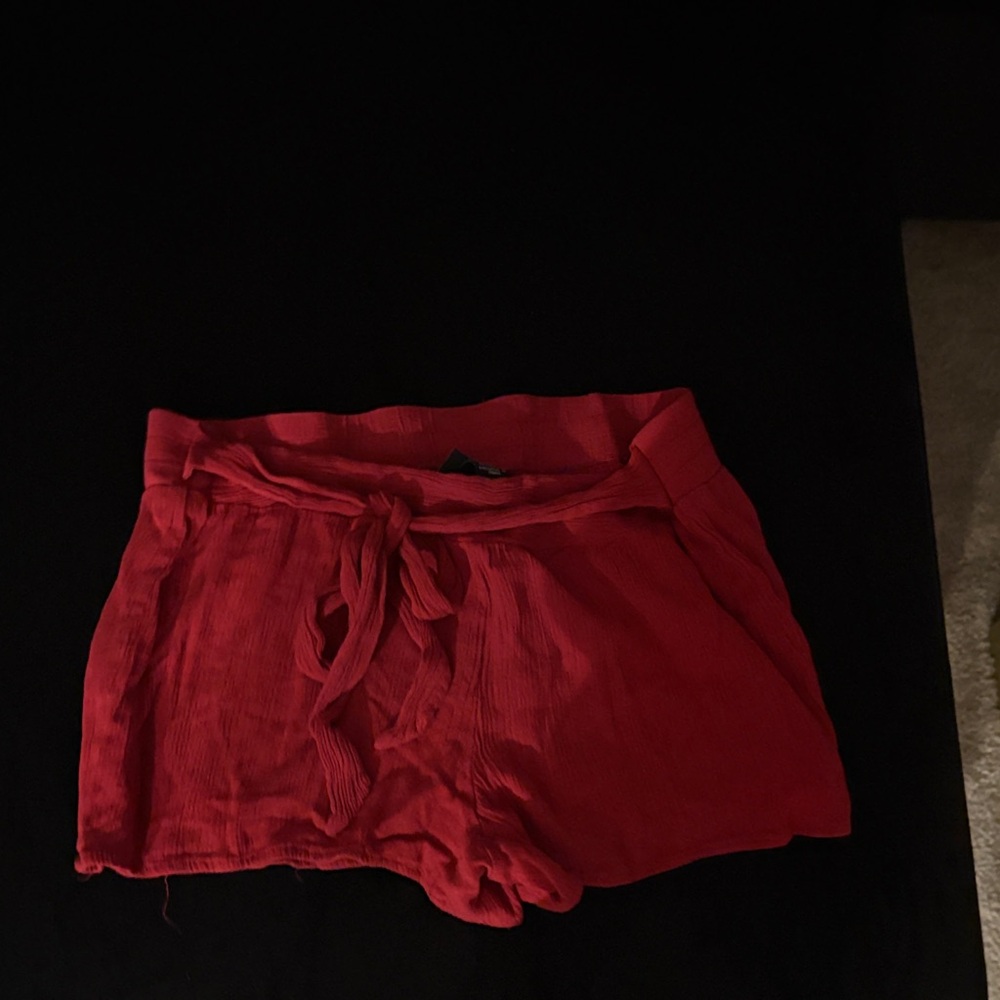 Rue 21 Size XS Red Tie-Waist  Shorts